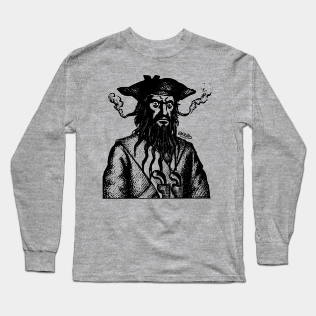 Pirate-1 Long Sleeve T-Shirt by BonzoTee